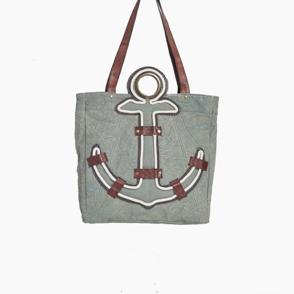 Mona B Anchor Design Tote Bag